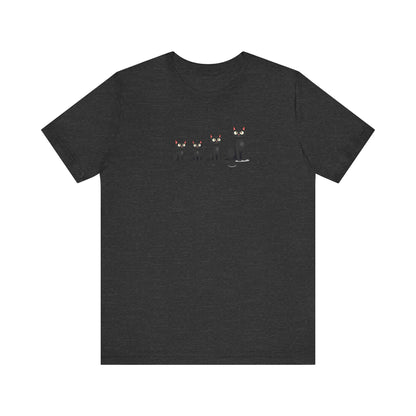 Cute Black Cat Family T-Shirt