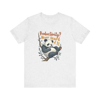 Lazy Panda T-Shirt Unisex