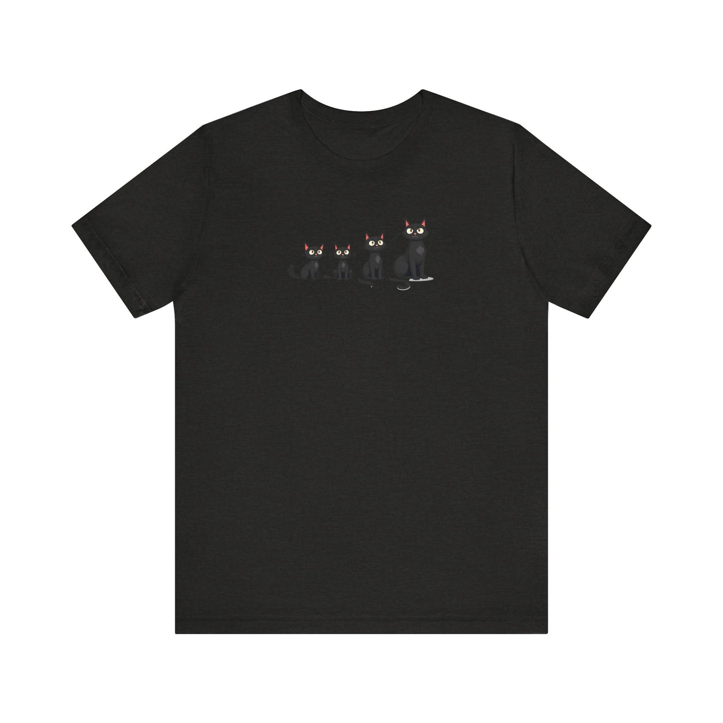 Cute Black Cat Family T-Shirt