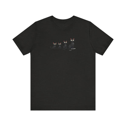 Cute Black Cat Family T-Shirt
