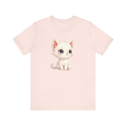 Cute White Kitten T-Shirt