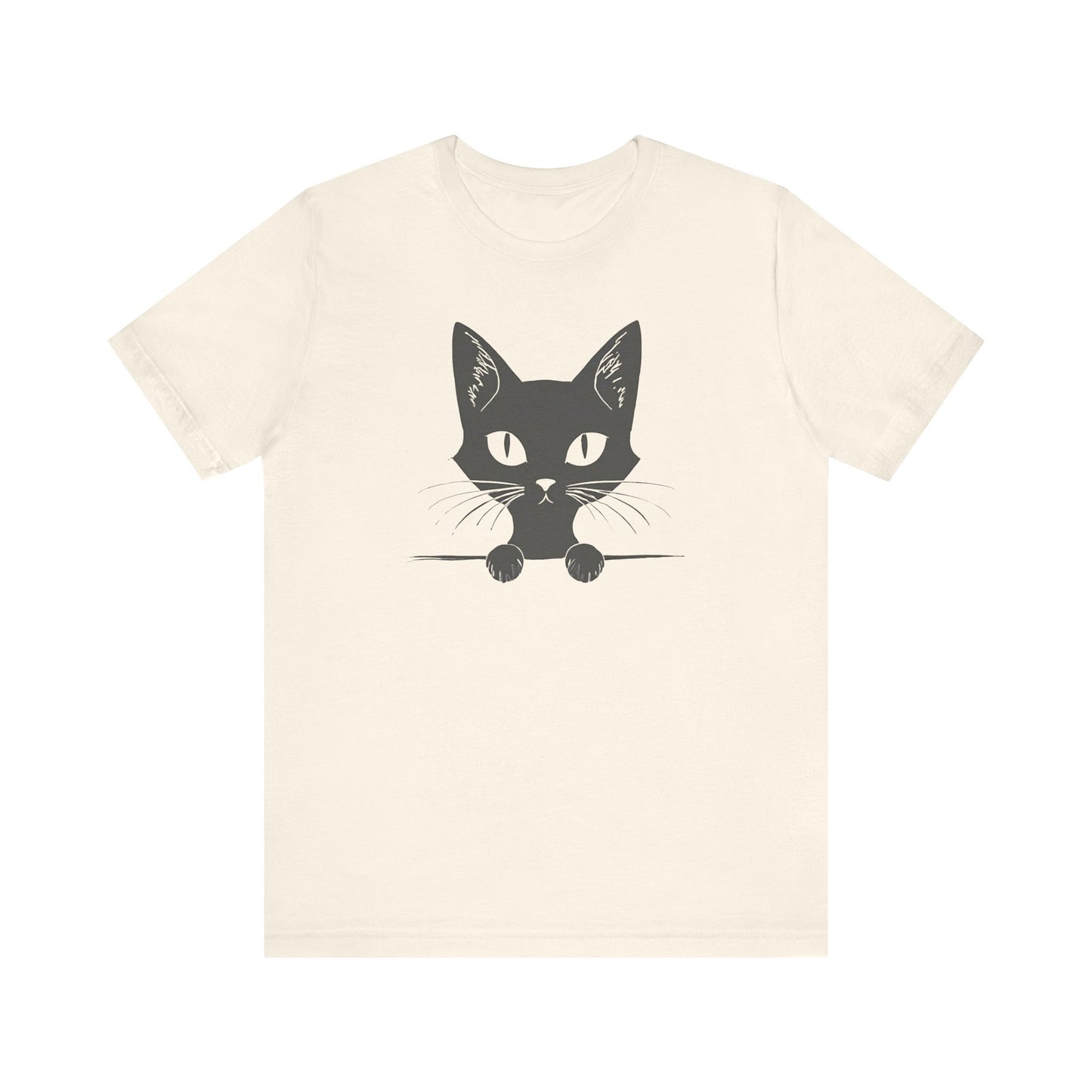 Cute Cat Peeking T-Shirt Unisex
