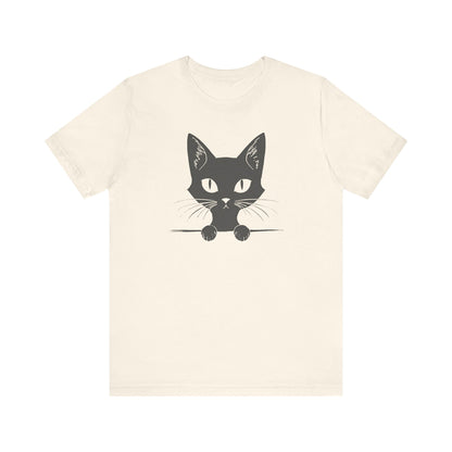Cute Cat Peeking T-Shirt Unisex