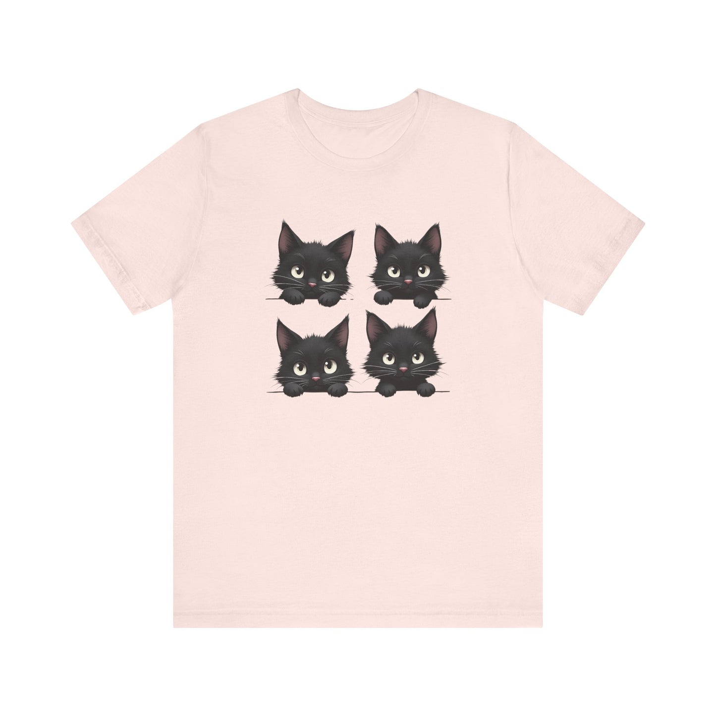 Cute Black Cats T-Shirt Unisex