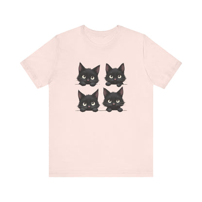 Cute Black Cats T-Shirt Unisex