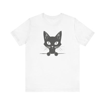 Cute Cat Peeking T-Shirt Unisex