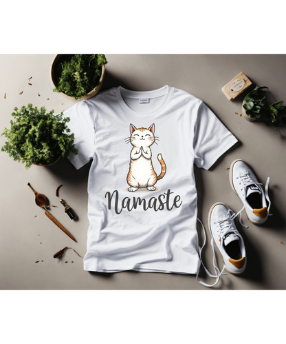 Cat Namaste T-Shirt Unisex